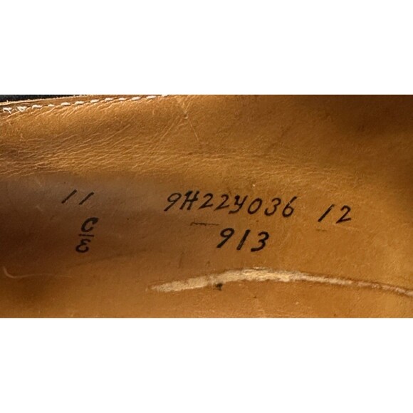 Alden 913 Medallion Tip Oxford Men’s 11 C/E Brown Calfskin Dress Shoes READ main image 12